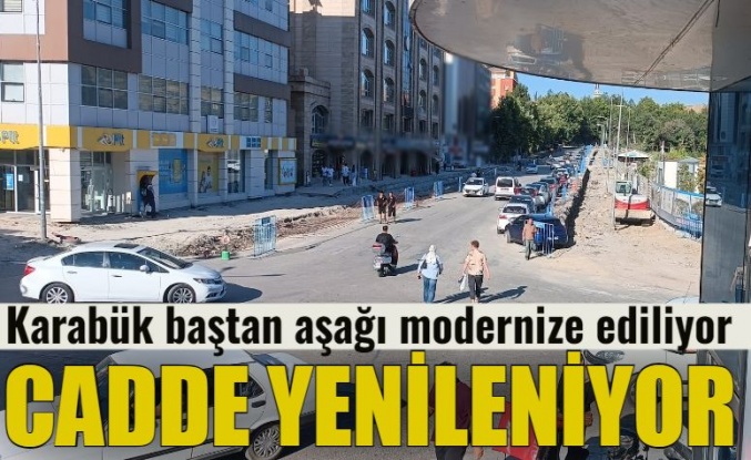 Karabük’te Kentsel Dönüşüm Hamlesi: Ömer Lütfi Özaytaç Caddesi Baştan Aşağı Yenileniyor