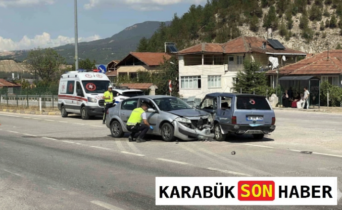 "Karabük’te meydana gelen trafik kazasında, 2’si çocuk olmak üzere toplam 6 kişi yaralandı.