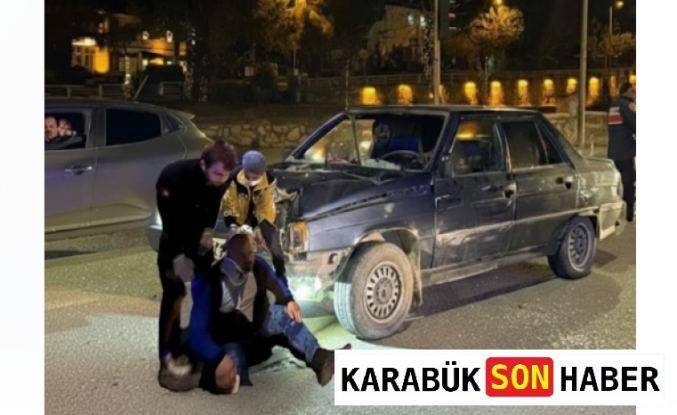 Karabük Son Dakika: Kırmızı Işıkta Bekleyen Motosiklete Çarptı, Sürücü Yaralandı