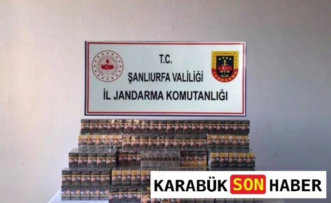Şanlıurfa'da Kaçakçılık Operasyonu: Binlerce Paket Sigara Ele Geçirildi