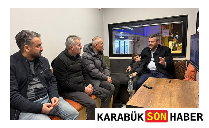 BAŞKAN ÇETİNKAYA ESNAF VE VATANDAŞLA BİR ARAYA GELDİ