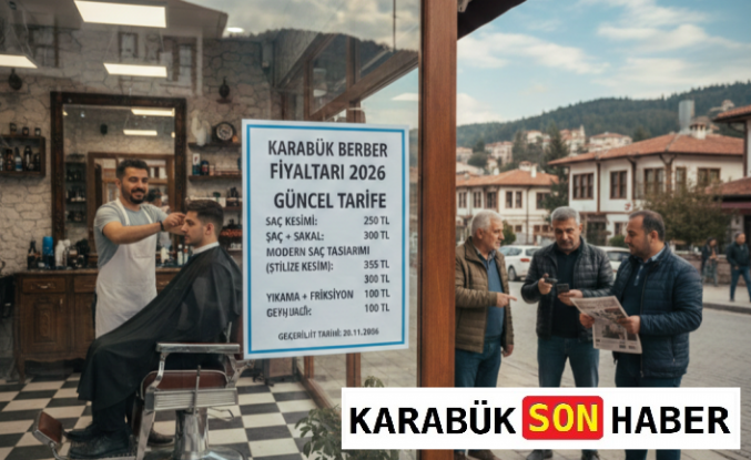 Karabük'te Berber ve Kuaför Fiyatları Güncellendi