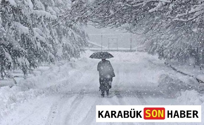 Karabük İçin Kuvvetli Kar Uyarısı: Meteoroloji Tarih Verdi