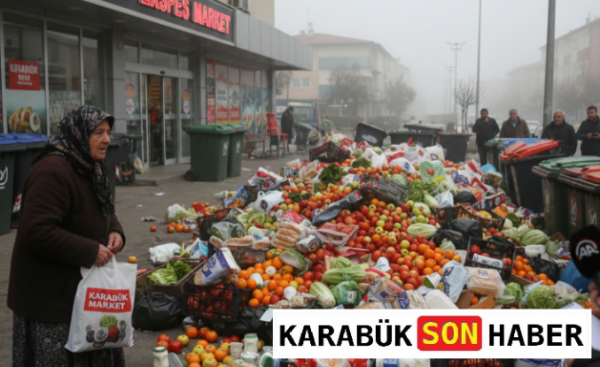 Market Kapısında Çöp Dağı: Vatandaşın İsraf İsyanı