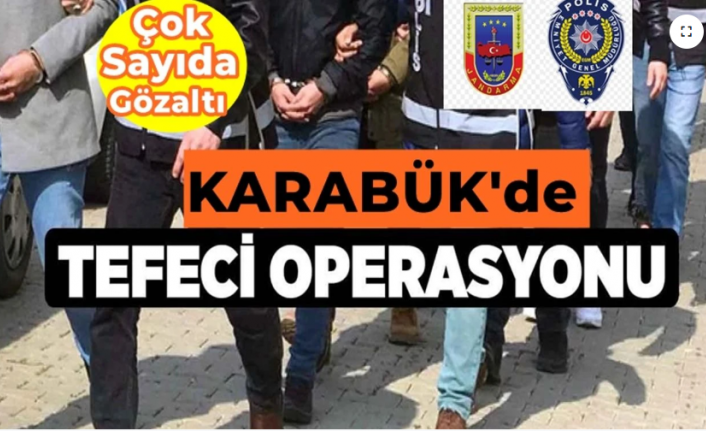 Karabük'te Tefecilik Operasyonu: 2 Gözaltı, 4 Milyon Liralık Para Hareketi Deşifre Edildi