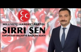 Milliyetçi Hareket Partisi Eskipazar Beld. Başk.Adayı SIRRI ŞEN